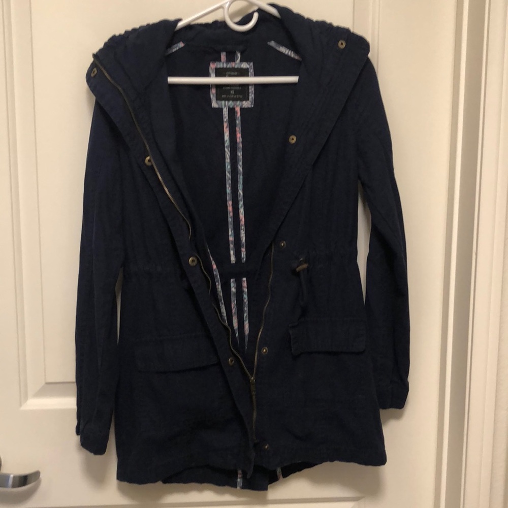 Cotton On Navy Blue Anorak Jacket